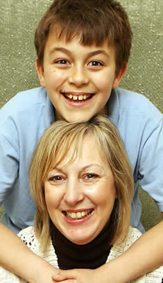 Nicolas and his mum
