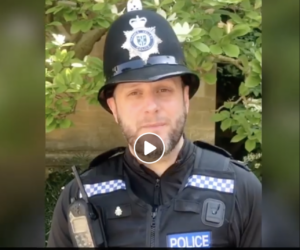 Thames valley police officer talking about domestic abuse