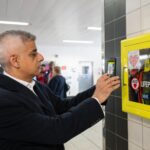 Sadiq Khan and a defibrillator